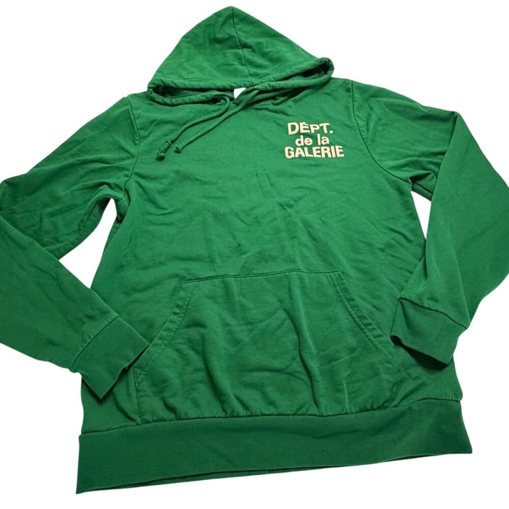 Make Market Green Hoodie Unisex Size Medium